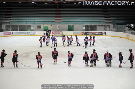 2015-01-24 Diavoli Sesto-Hockey Milano Rossoblu U14 0061 Squadra